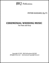 CEREMONIAL WEDDING MUSIC , Op. 73 P.O.D. cover